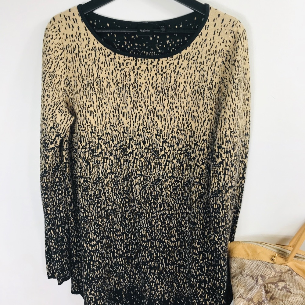 Rafaella Large Sweater with Goldtones